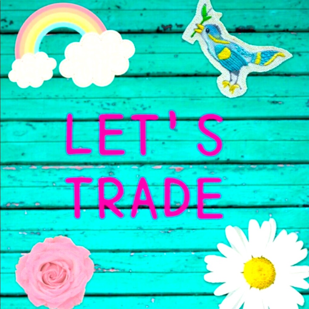 I love to trade 🤗 So if you are like me, like this listing.